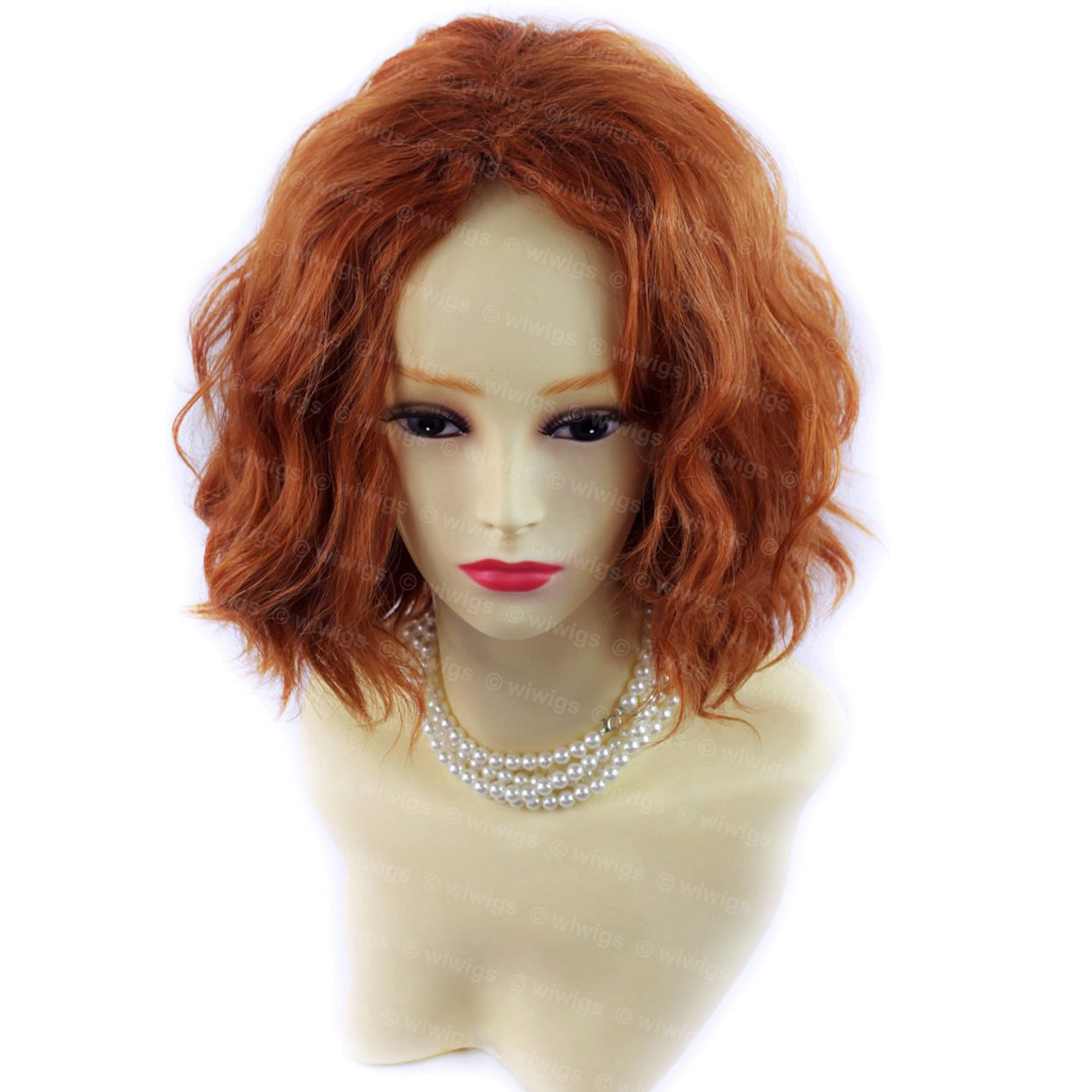 Lovely Classic Summer Style SOFT Wavy RED Ladies Wig Short wig by Wiwigs ®
