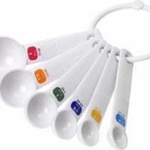 Dexam Dots Measuring Spoons Set, White