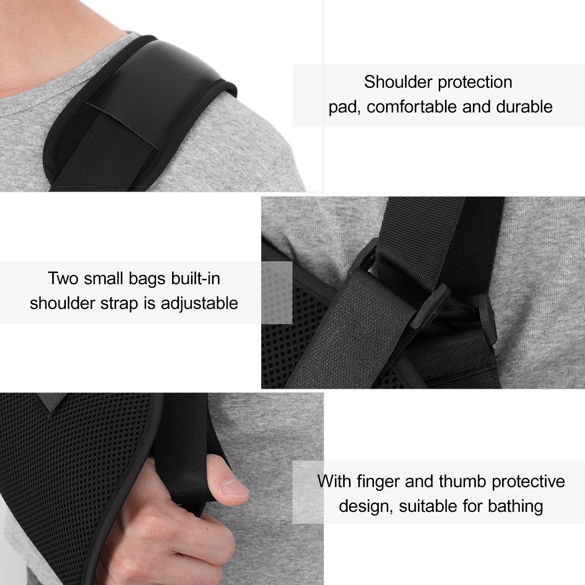 Healifty Arm Sling for Shoulder Injury, Lightweight, Breathable Shoulder Immobilizer for Men & Women - Image 2