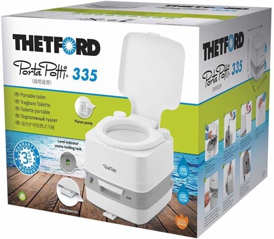 Thetford 92828 Porta Potti 335 Portable Toilet, White-Grey 313 x 342 x 382 mm - Image 2