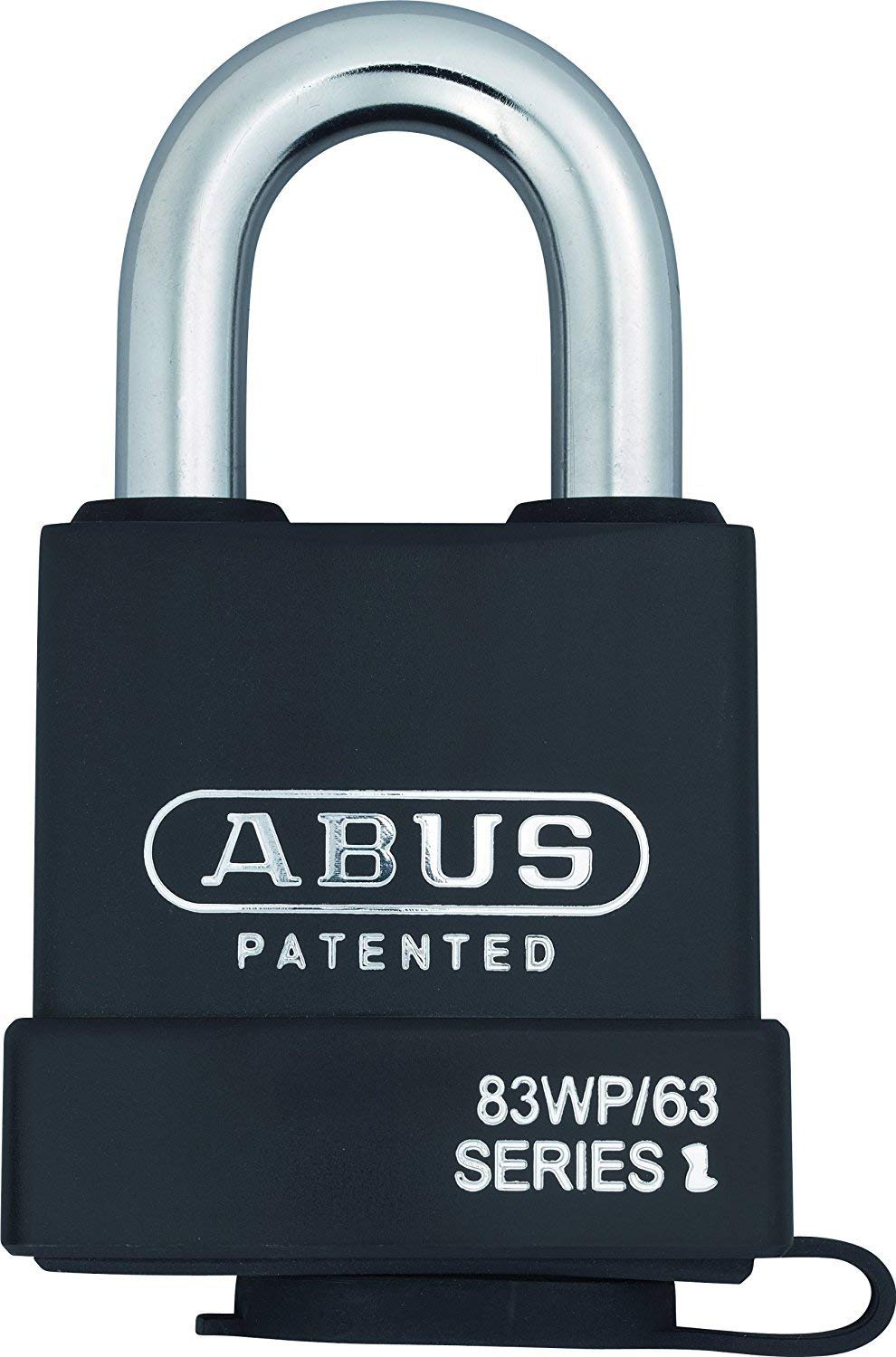 ABUS Padlock Extreme 83WP/63, Weatherproof, Extreme Corrosion Protection and Sheathing, Hardened Special Steel