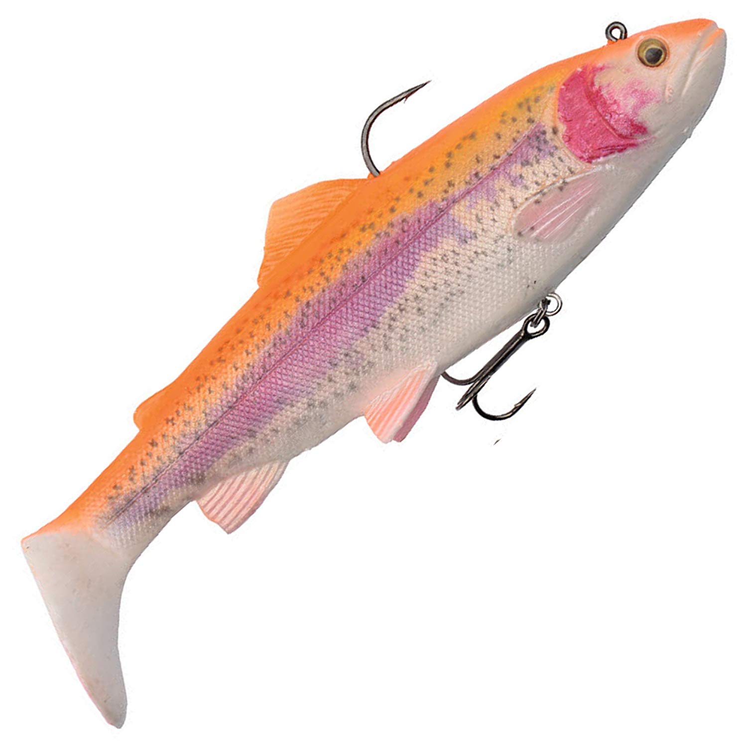 Savage Gear 4D Trout Rattle Shad 12.5cm: Golden Albino, One Size - 1