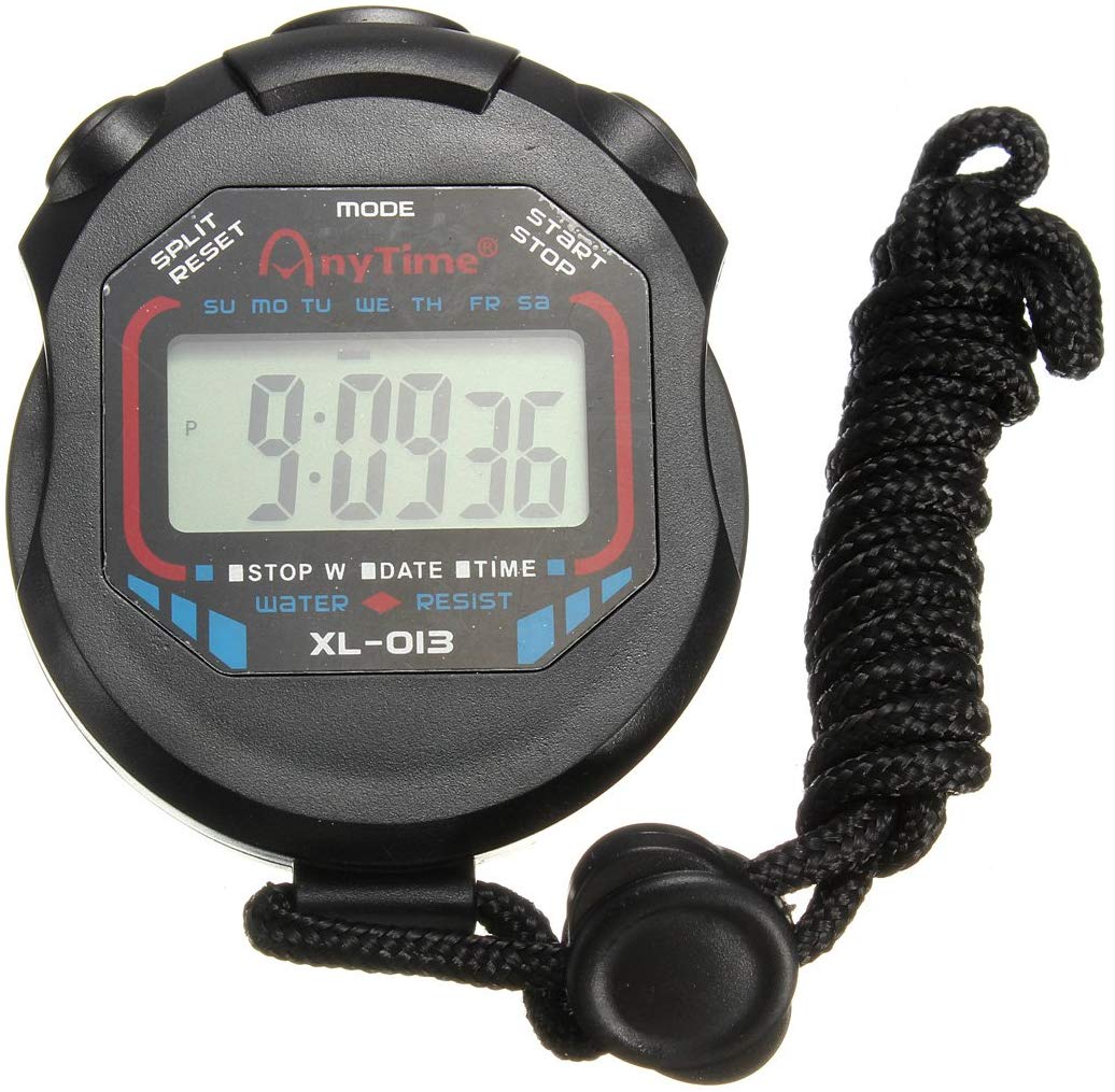 OUTERDO Digital Sports Stopwatch Handheld LCD Chronograph Timer Counter