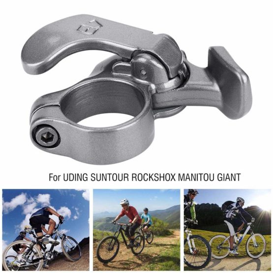 Bicycle Remote Lockout Lever Aluminum Alloy Bike Spring Fork Remote Lockout for Front fork Bicycle Bike Part Accessory - Image 4
