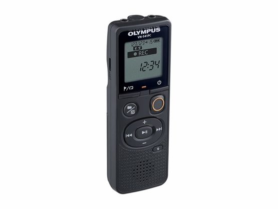 Olympus VN-541 PC High-Quality Digital Voice Recorder with Omnidirectional Microphone, One-Touch Recording, Noise Cancellation, Easy Scene Select, Auto Low-Cut Filter & 4 GB Memory, Black - Image 2