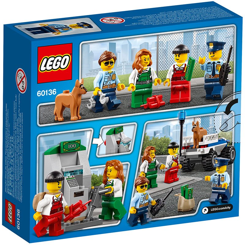 LEGO 60136 "Police Starter Set Building Toy, Mixed - Image 2