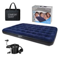 Double Airbed Inflatable Camping Blow Up Mattress Air Bed And Electric Pump