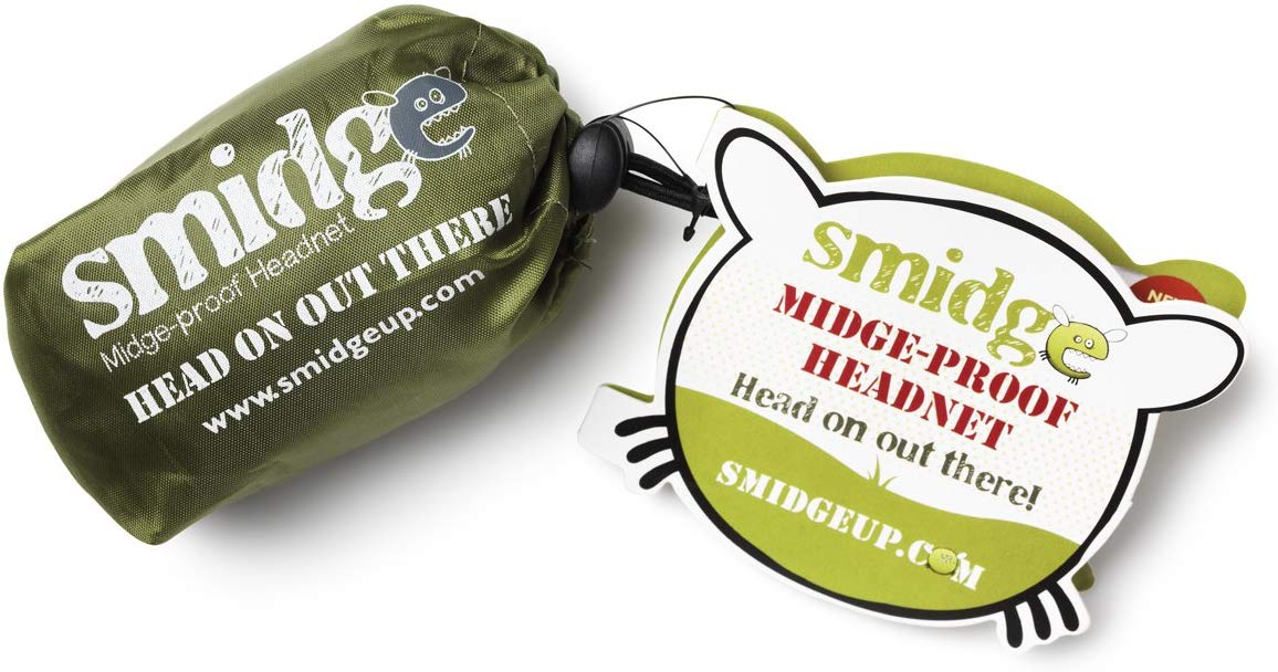 Smidge Midge and Mosquito-Proof Super Lightweight Head Net - Green, One Size
