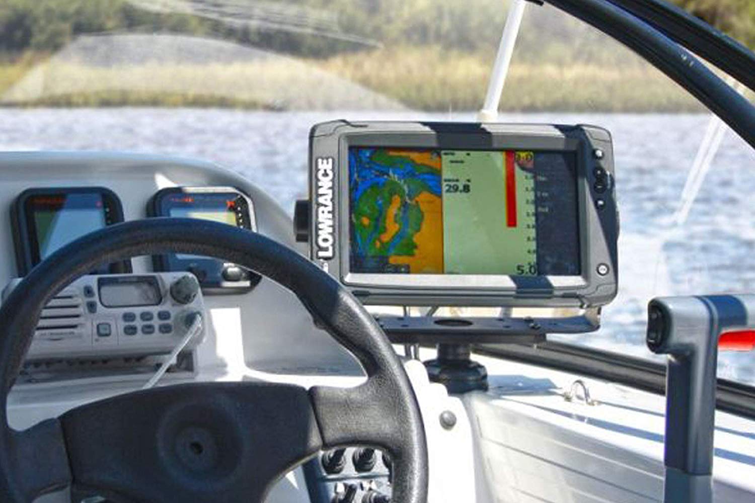 Railblaza Fish Finder, Chart Plotter Rotating Platform,Black,One Size - Image 2