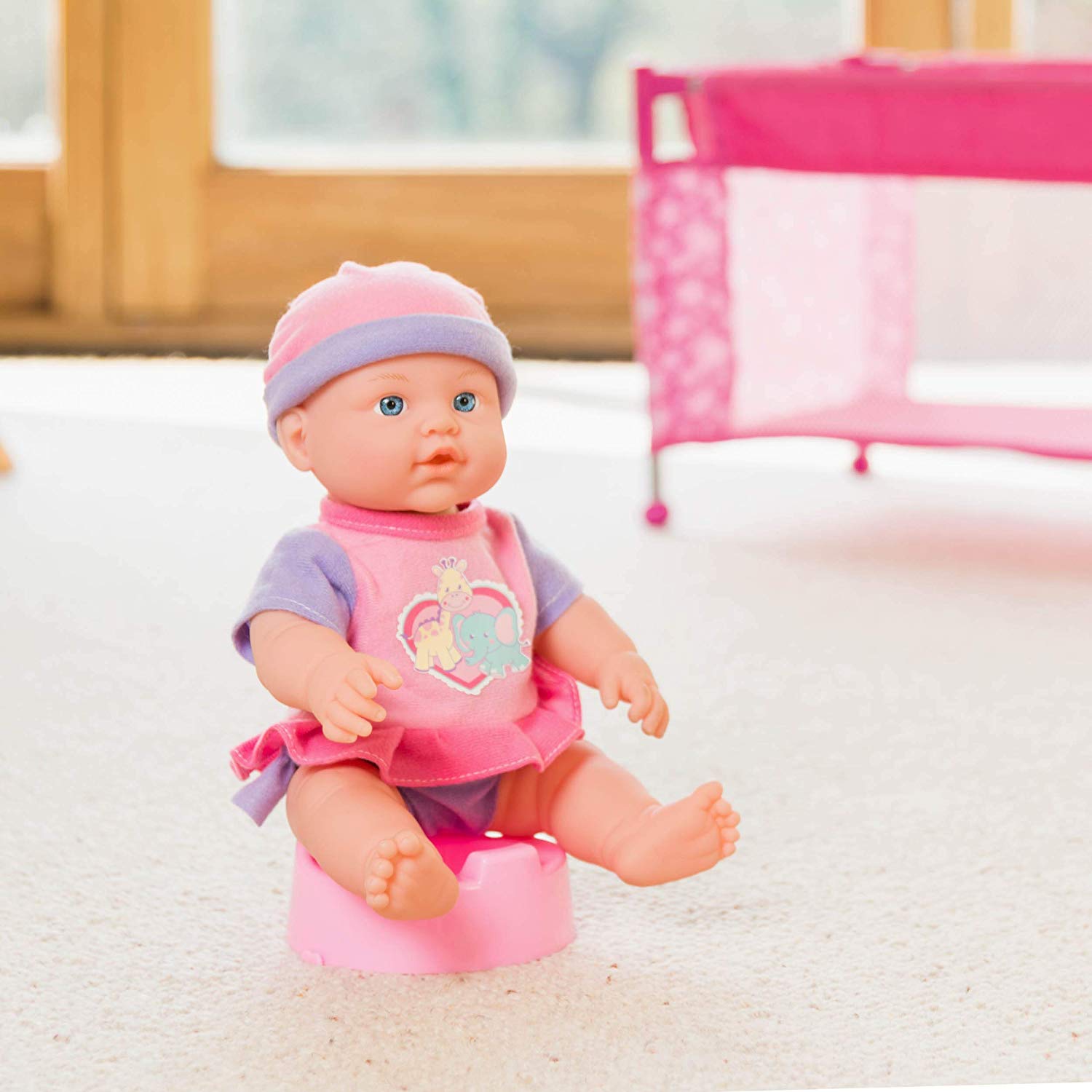 Toyrific Snuggles Baby Doll with Accessories, Cry, Drink and Wet