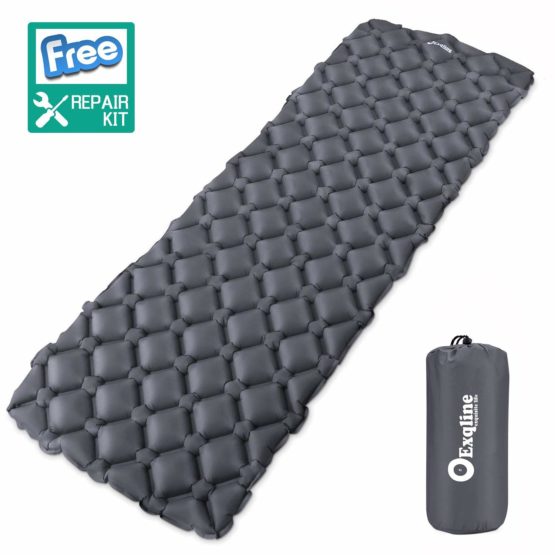 Exqline Inflatable Camping Mat, Waterproof Sleeping Mat Ultralight ...