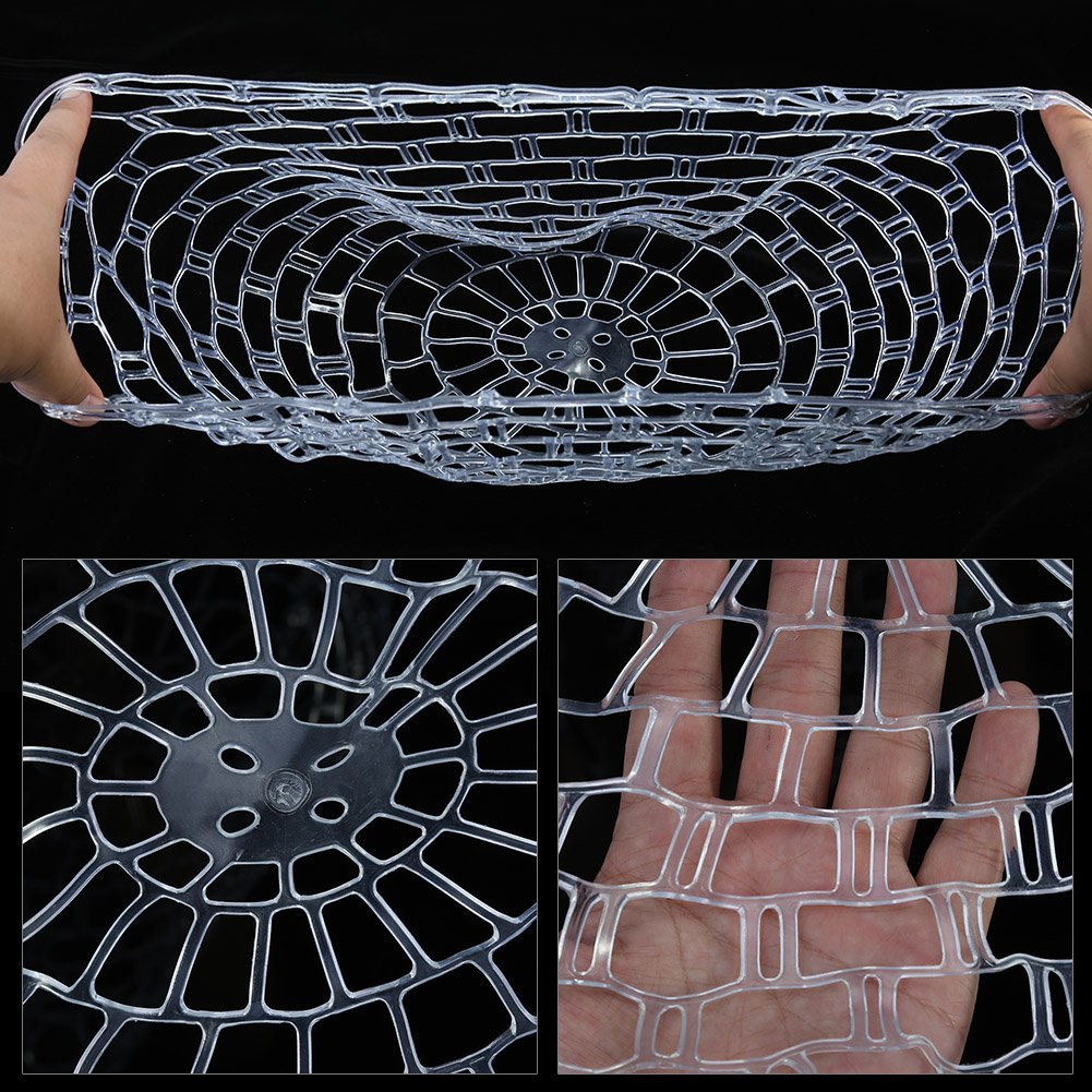 VGEBY Fishing Net, Portable Soft Clear Rubber Mesh Net, Fishing Accessory (Large 120CM) - Image 3