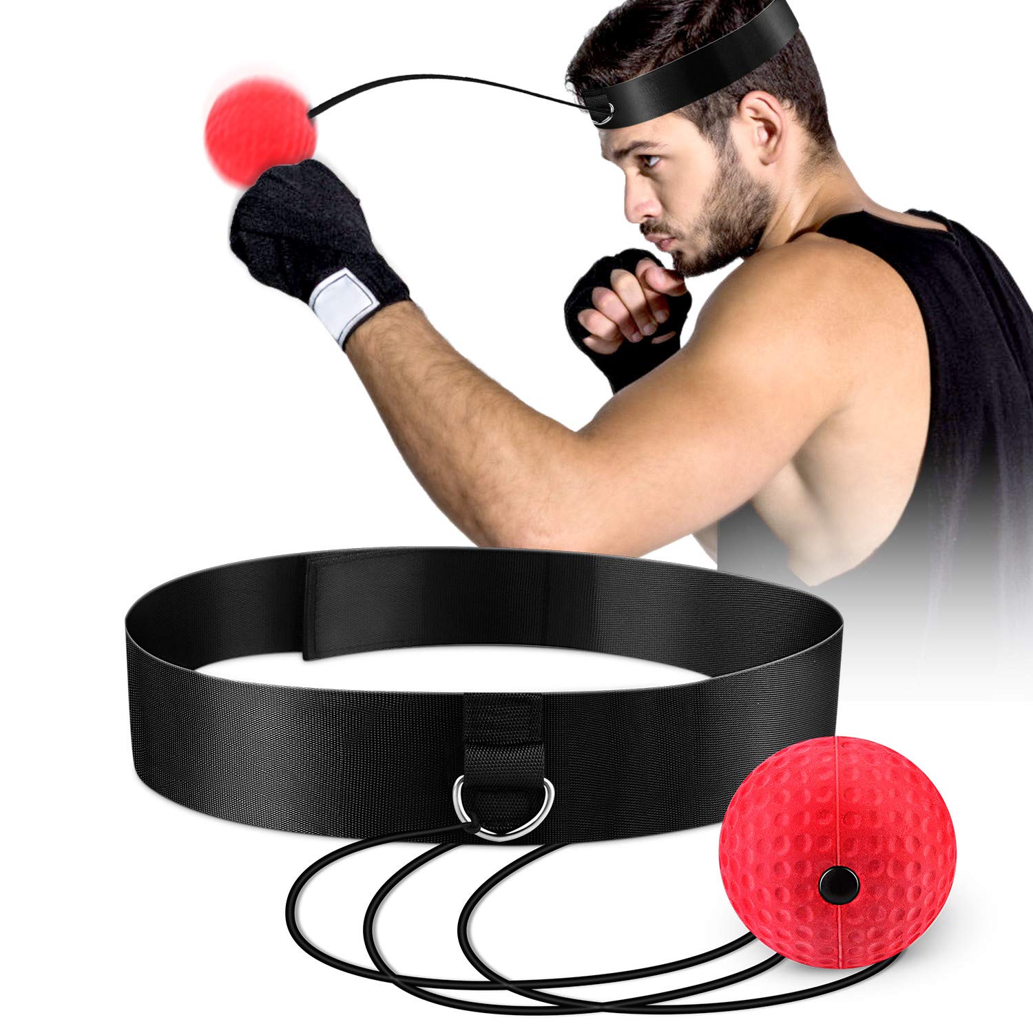 OOTO Upgraded Boxing Reflex Ball, Boxing Training Ball
