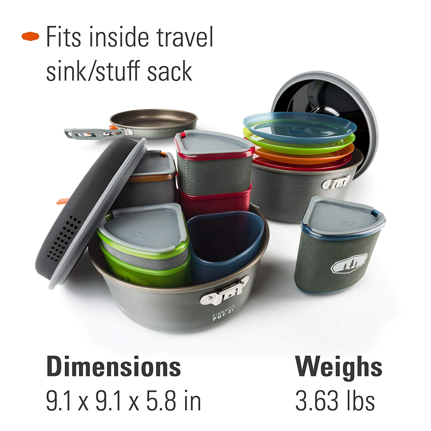 GSI Outdoors Pinnacle, Frying Pan, Men, One Size, Men's, Pinnacle, multi-coloured, One size - Image 2