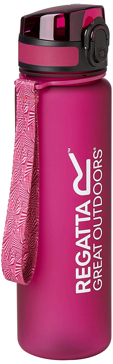 Regatta Great Outdoors 0.6L Tritan Drinks Flip Flask (One Size) (Azalia), 600 ml