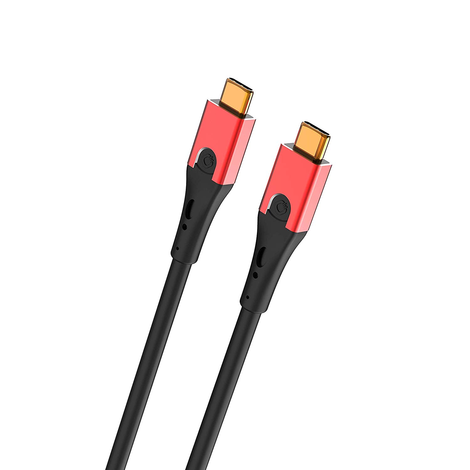 Oehlbach USB Evolution LI 25 cable, USB A to Apple lightning cable, black/red, 1.00m - Image 2