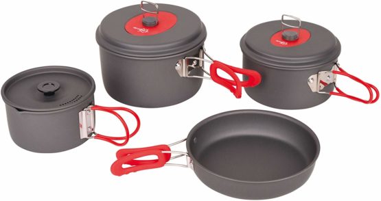 Bo-Camp - Cookware set - Explorer - 4 pieces - Hard anodized - Image 3