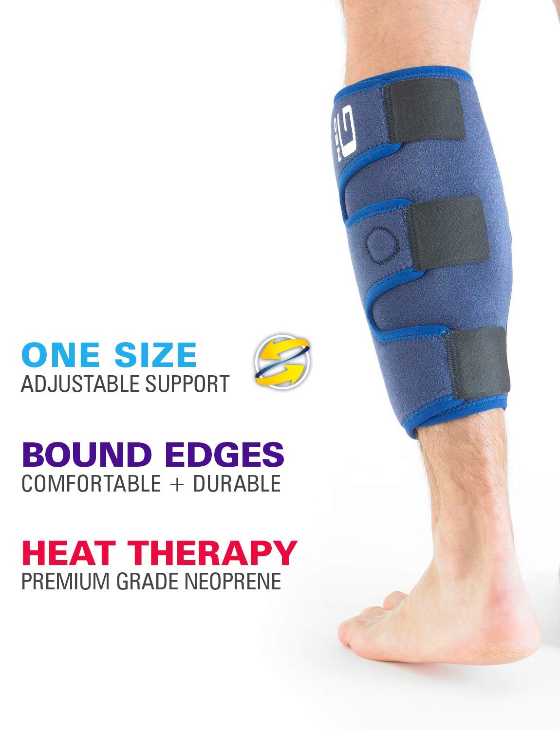 Neo-G Calf Shin Support for Pain Relief from Calf Injury Shin Splints Treatment, Sprains, Running, Sports, Recovery - Image 2