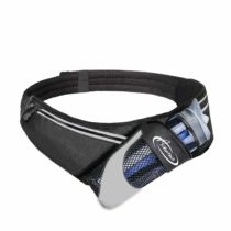 AiRunTech Running Belt with Water Bottle Holder No Bounce Hydration Belts for Runners (Without Bottle Hydration Belt (Black) L)