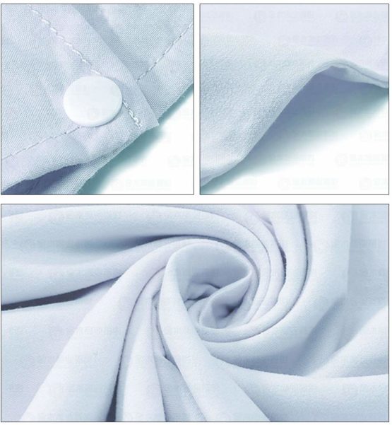 AiSi Cotton Sleeping Bag Liner Healthcare Sleep Sack with Carry Pouch Univeral for Travel Hotel | Business Trip | Camping - Image 3