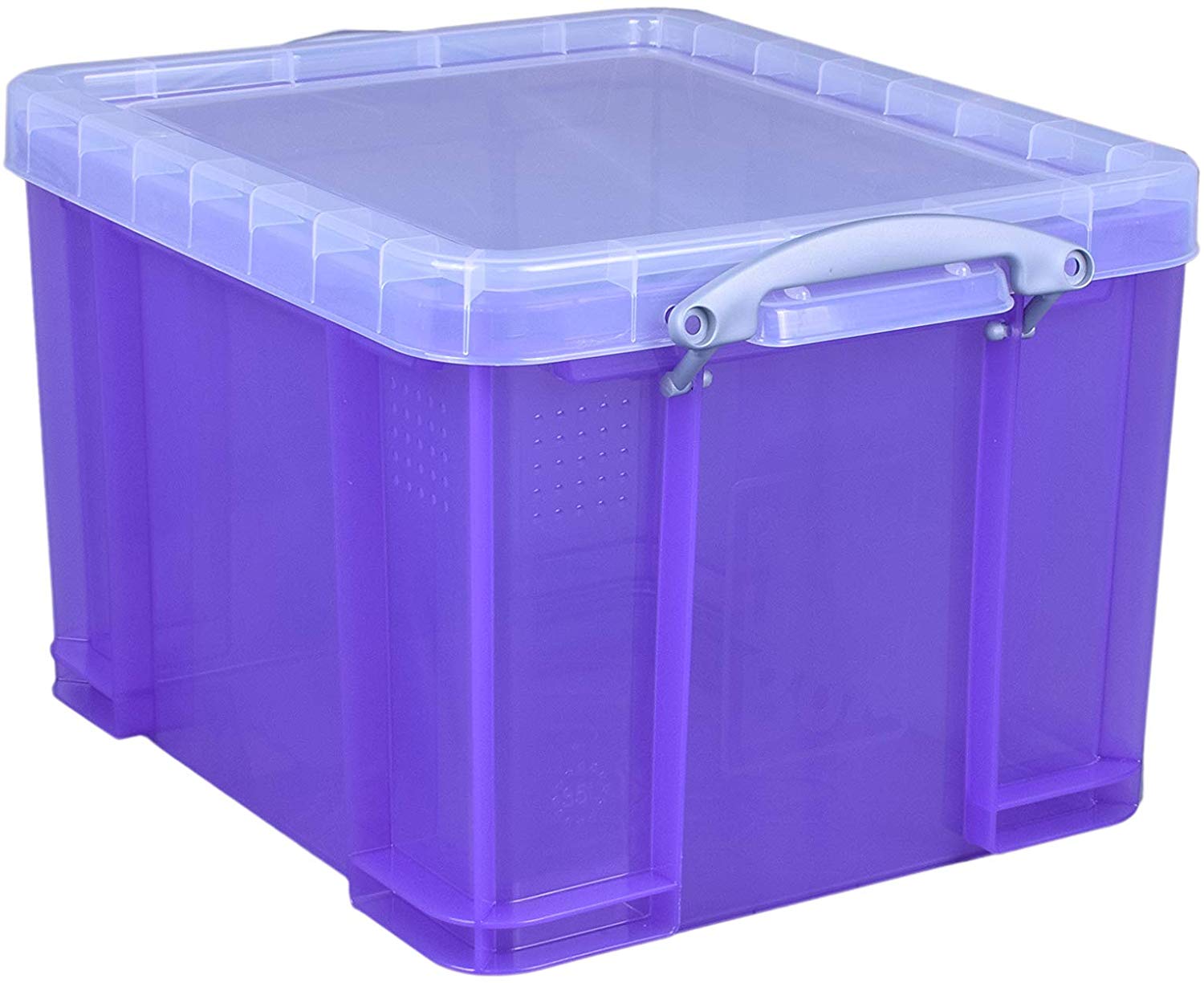 Really Useful Box 35 Litre Transparent Purple