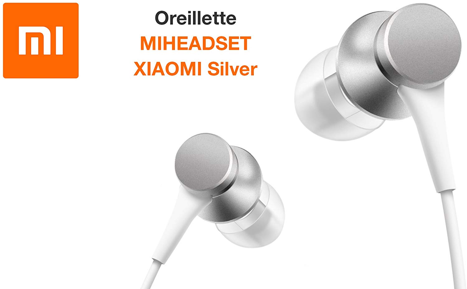 XIAOMI Mi In-Ear Headphones Basic, Sleek Aluminium Chamber, Tangle-Free Cable, Aerospace-Grade Metal Diaphragm, Mi Phones