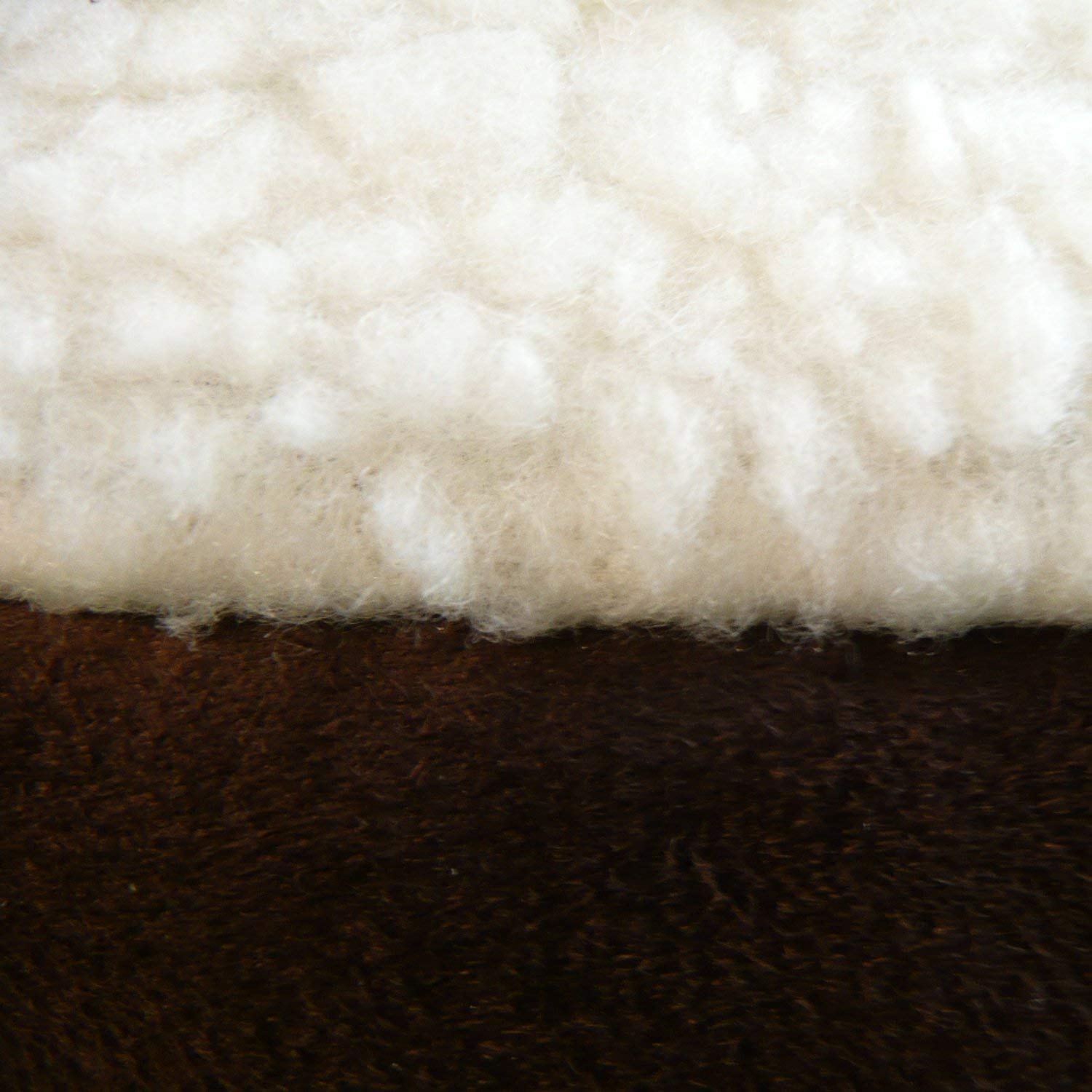 Ellie-Bo XL Dog Bed for 42-inch Dog Cage/Crate, Brown Faux Suede/Sheepskin, Brown Suede/Faux Sheepskin Top - Image 4