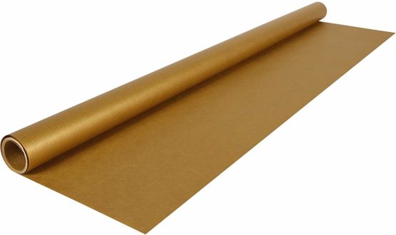 Clairefontaine 3 x 0.70 m Gold Coloured Kraft Roll - Monotone