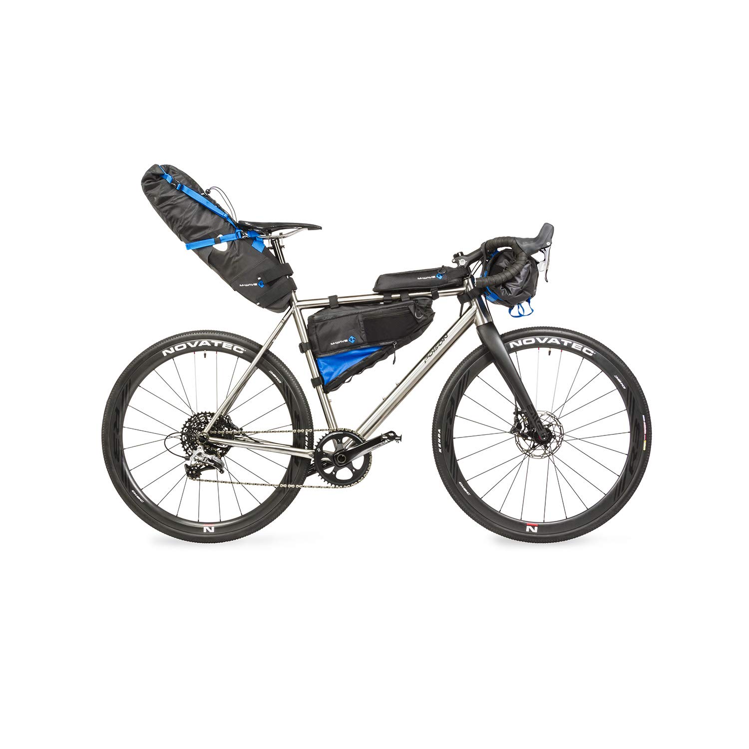 M-Wave Unisex's Rough Ride Saddle M Bicycle Bag, Blue - Image 2
