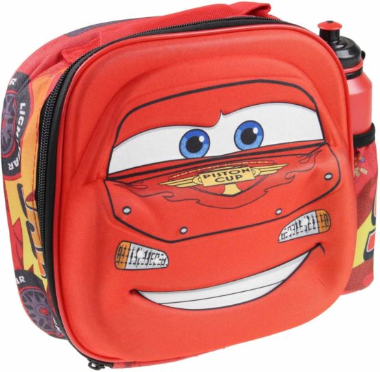 Boyz Toys Disney Pixar Cars 3D Thermal Lunch Bag for Kids at School with Sports Bottle - Insulated Snack Bag for Children with Drinks Bottle - Reusable Tote Cooler Lunch Box - Image 4