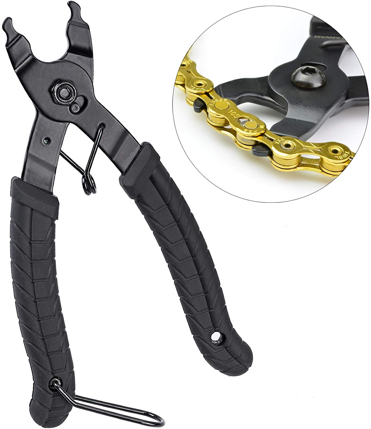 Oumers Bike Link Plier, Chain Plier Missing Link 2 in 1 Opener Closer Remover Bike Tool Compatible with all Speed Chains Repair
