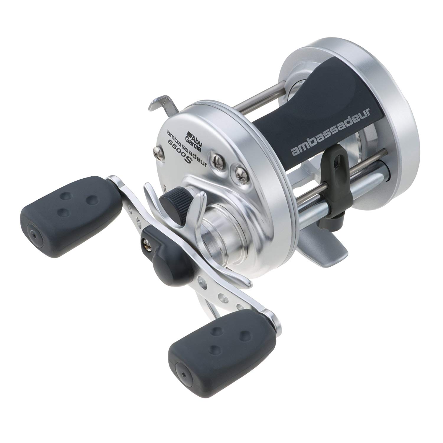 Abu Garcia Ambassadeur S Multiplier Reel - Round Casting Reel with Level Wind, Multi-coloured
