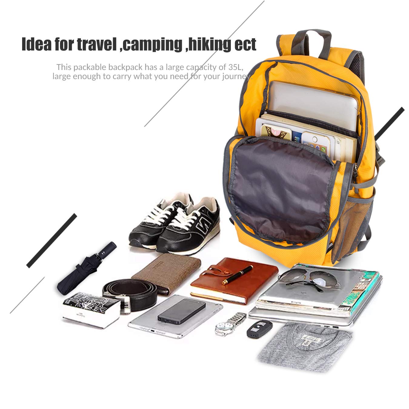 ZOMAKE Lightweight Foldable Backpack - Image 3