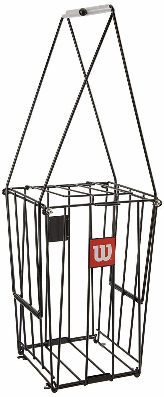 Wilson Unisex Adult Ball Pick Up Basket Tennis Ball Collection Pick-Up Basket, 75 tennis balls capacity, NS