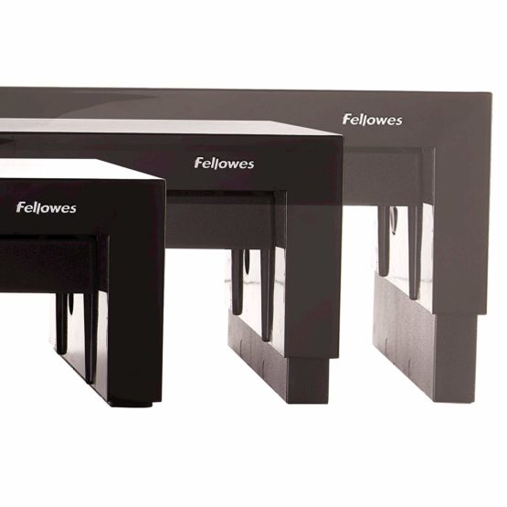 Fellowes Designer Suites Adjustable Monitor Stand, Black, 8038101 - Image 4