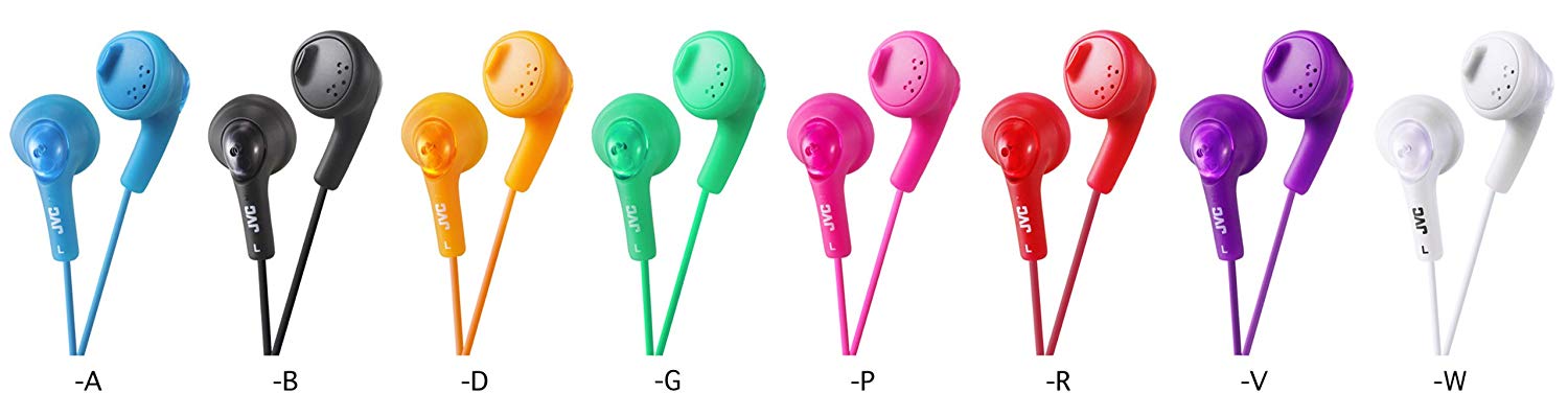 JVC Gumy In-Ear Wired Headphones Earphones Compatible with iPod, iPhone, Samsung - Blue - Image 3
