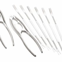 KitchenCraft Seafood Tools Set with Crab Claw Crackers and Lobster Forks, Stainless Steel, 8 Pieces