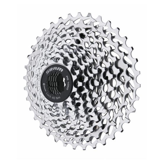 Sram Cassettes Men's Sram PG-1050 11-32t 10 Speed Cassette-Silver