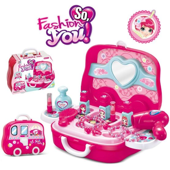 WOW Tastic, Fashion Set in Carry Case with Wheels Role Play Set Fun Playset for Kids Boys Girls Toy