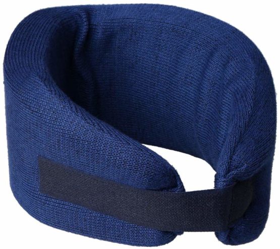 ZHIYE Neck Brace Adjustable Super Soft Support Callor, M Size Cervical Collar Blue for Sleeping Relieves Pain and Pressure, fit Men, Women, Elderly - Image 4