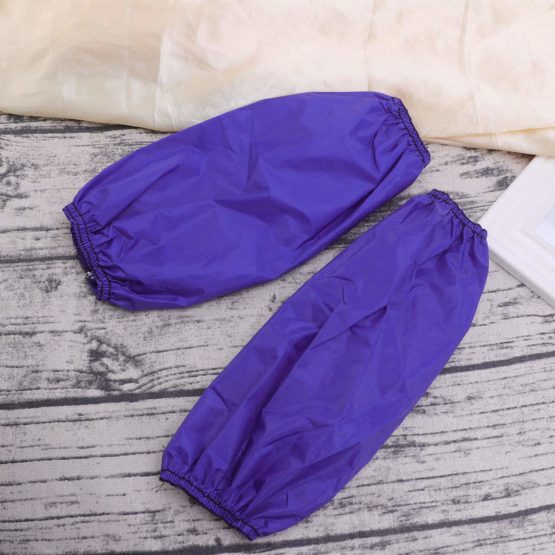 Healifty 1 Pair Waterproof Oilproof Arm Sleeves Covers Oversleeves Sleevelets Cleaning Protective Kitchen Tool Blue - Image 4
