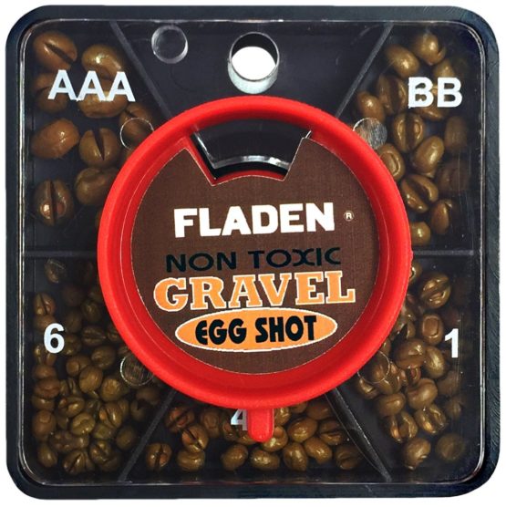 FLADEN Fishing Non Toxic Gravel Egg Shot Fishing Dispenser for Fine Tuning Carp Rigs - 5 Division - AAA, BB, 1, 4 & 6 [35-5DIVG] - Image 4