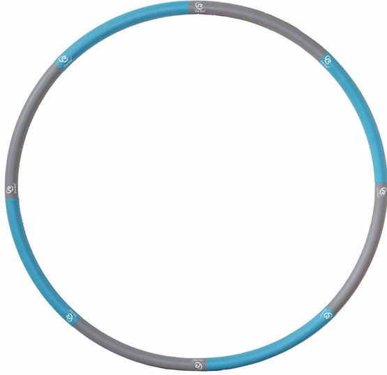 EVER RICH ® FitnessWave Weighted Fitness Exercise Hula Hoop + A Measuring Tape (3 - Blue) - Image 3