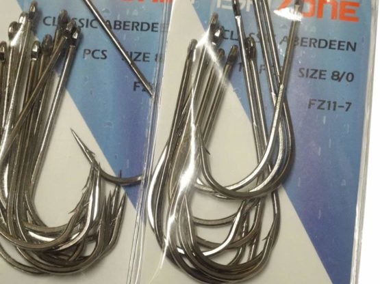 Fishzone 100 Hooks Superior Classic ABERDEEN Sea Fishing Hooks.- Available in size 8/0, 6/0, 4/0, 3/0, 2/0, 1/0, 1, 2, 4 and 6 - Ideal for most Sea Fishing Needs - Image 2