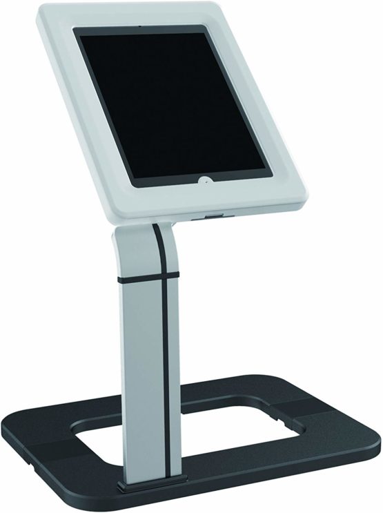 PureMounts PDS 5500 Universal Stand for Tablet and 24.63 10.1 inch Convertible Tablet (9.7); Adjustable Interior, Detachable Case – Height 485 mm Black/Silver - Image 2