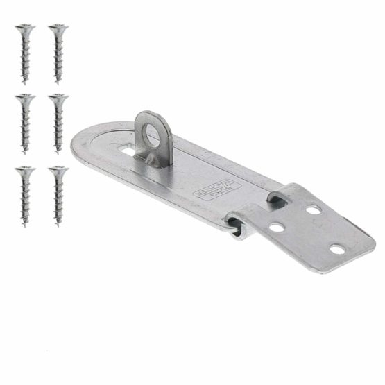 Burg-Wächter PCC 60 SB Heavy Duty Hasps and Staples, Silver - Image 4