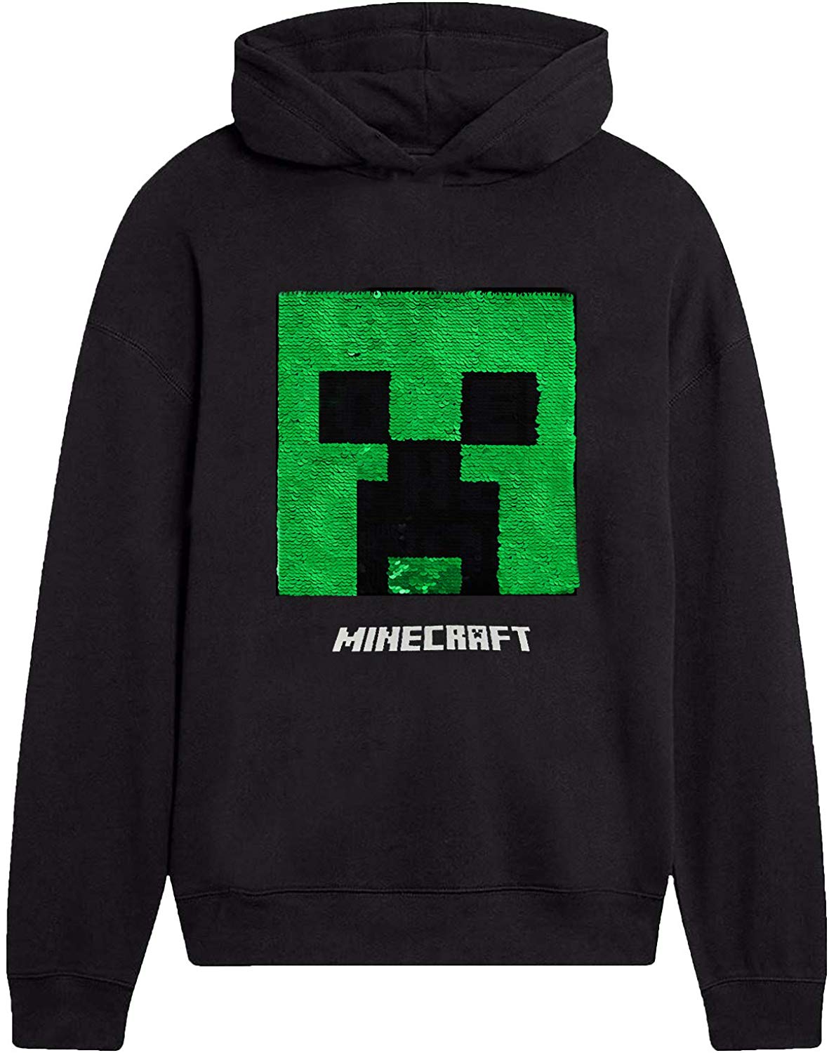 Minecraft Hoodie, Comfy Cotton Sweatshirt for Boys, Flippy Sequin ...
