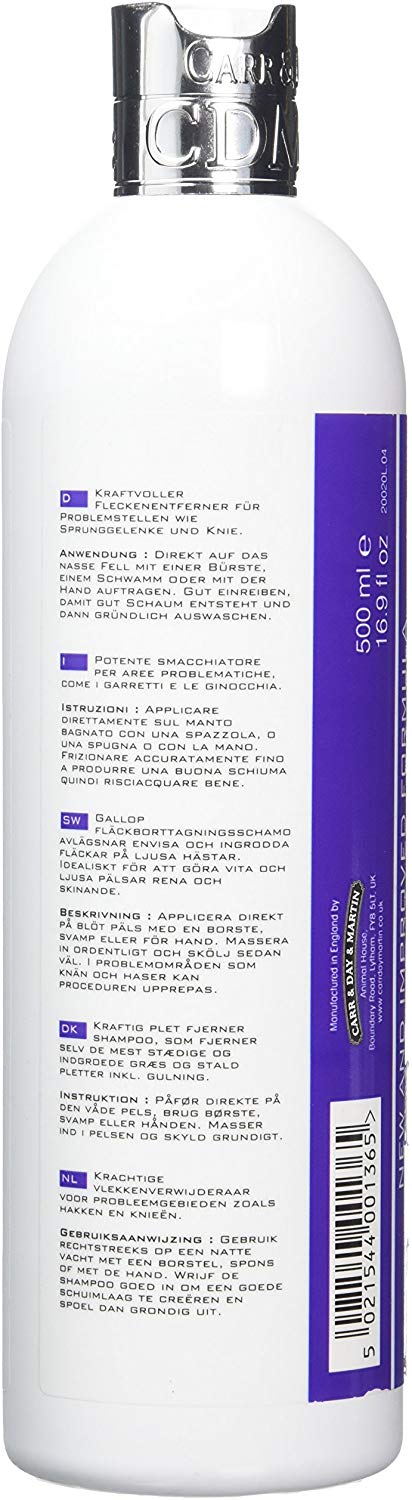 William Hunter Equestrian Gallop Stain Removing Horse Shampoo 500ml, A thick - Image 3
