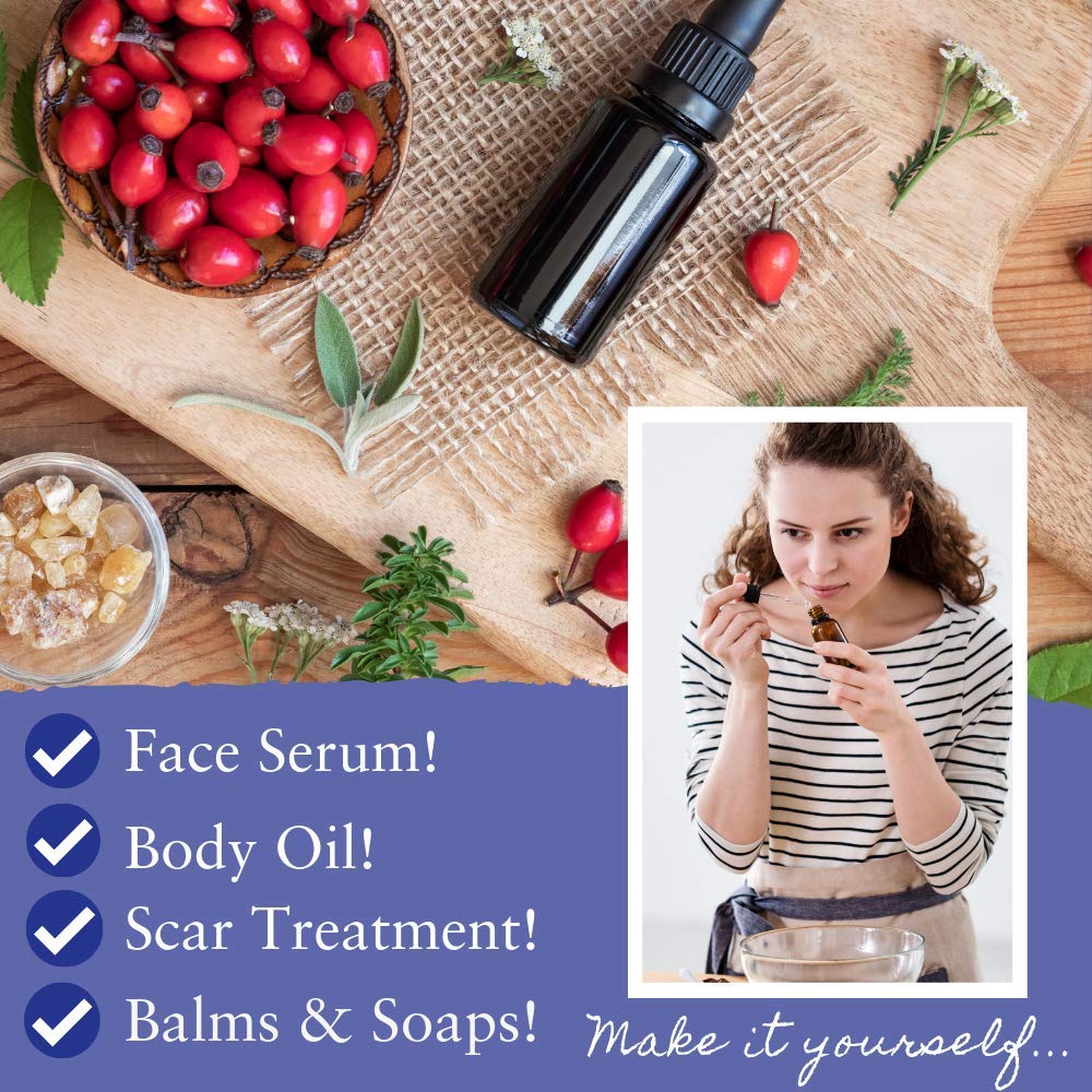 Absolute Aromas Rosehip Oil 50ml - Pure, Natural, Cold-Pressed, Vegan and Cruelty Free - Nourishing and Rejuvenating Moisturising Oil - Image 3