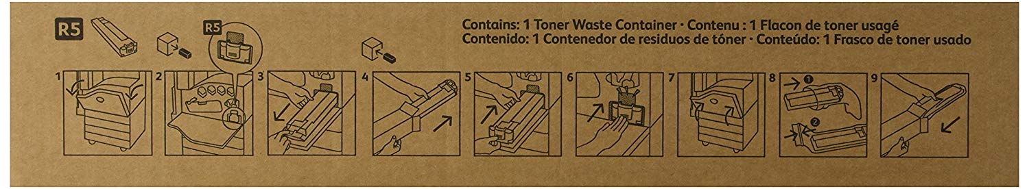 Xerox Workcentre 75XX/ 74XX Waste Toner Cartridge - Multicoloured - Image 2